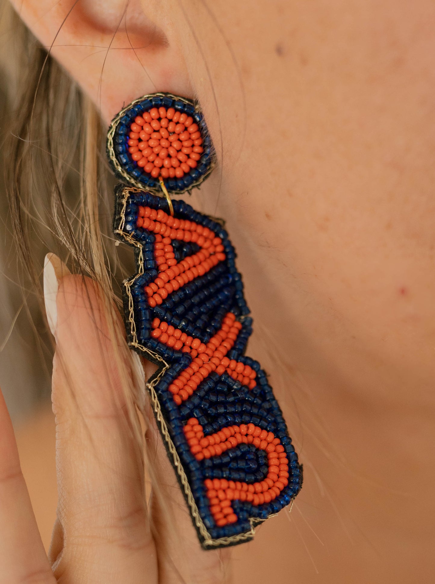 AUBURN-Alpha Chi Omega- Earrings