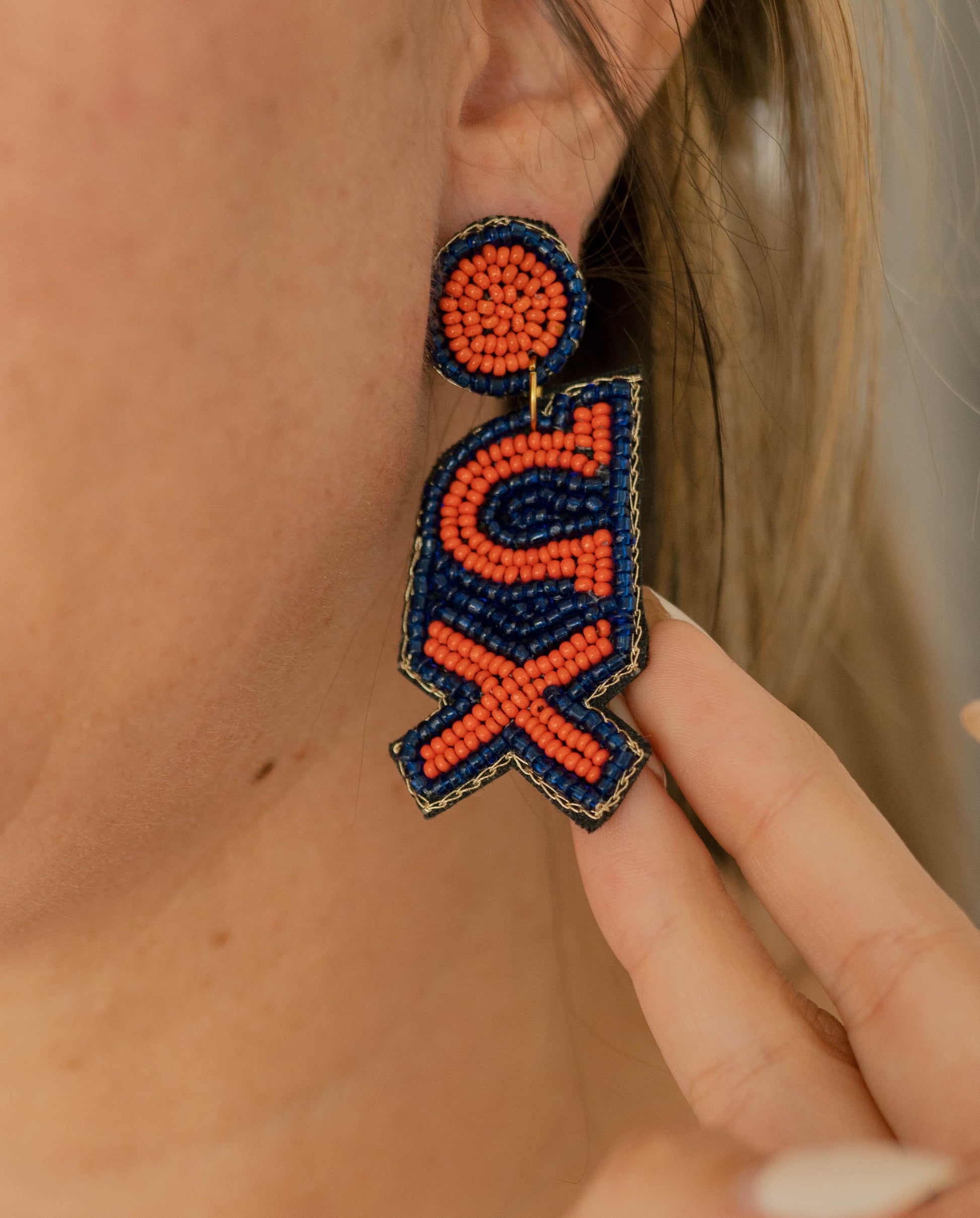 AUBURN-Chi Omega- Earrings