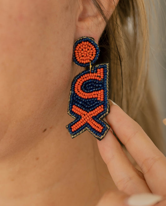 AUBURN-Chi Omega- Earrings