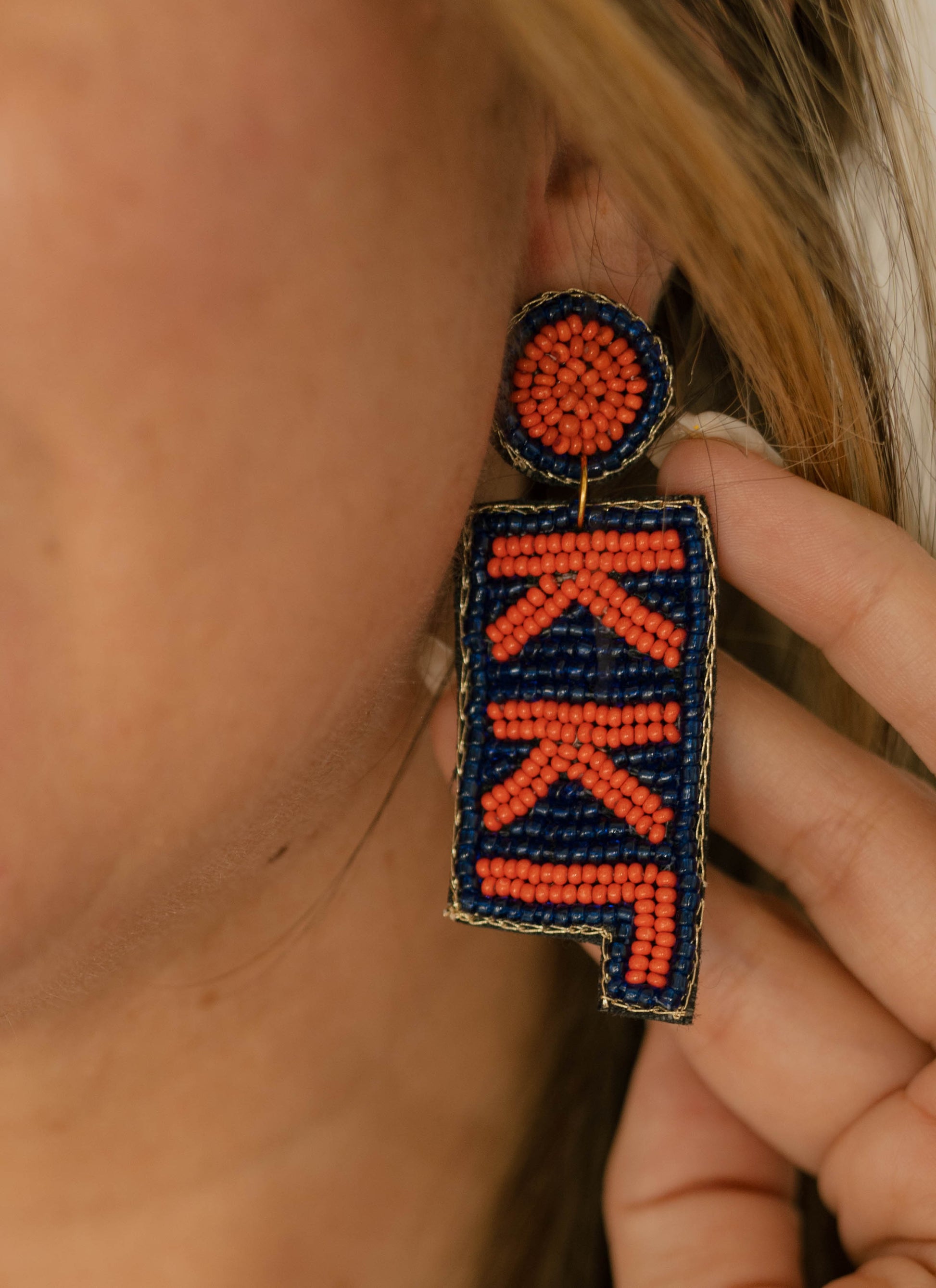 AUBURN-Kappa Kappa Gamma-Earrings