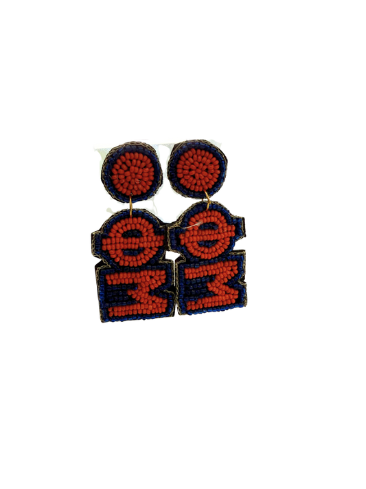 Auburn Phi MU Earrings
