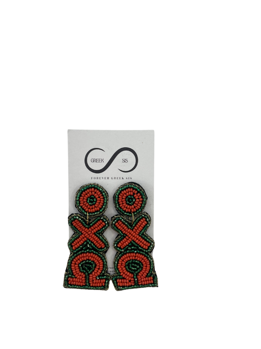 Chi Omega - University of Miami - Earrings