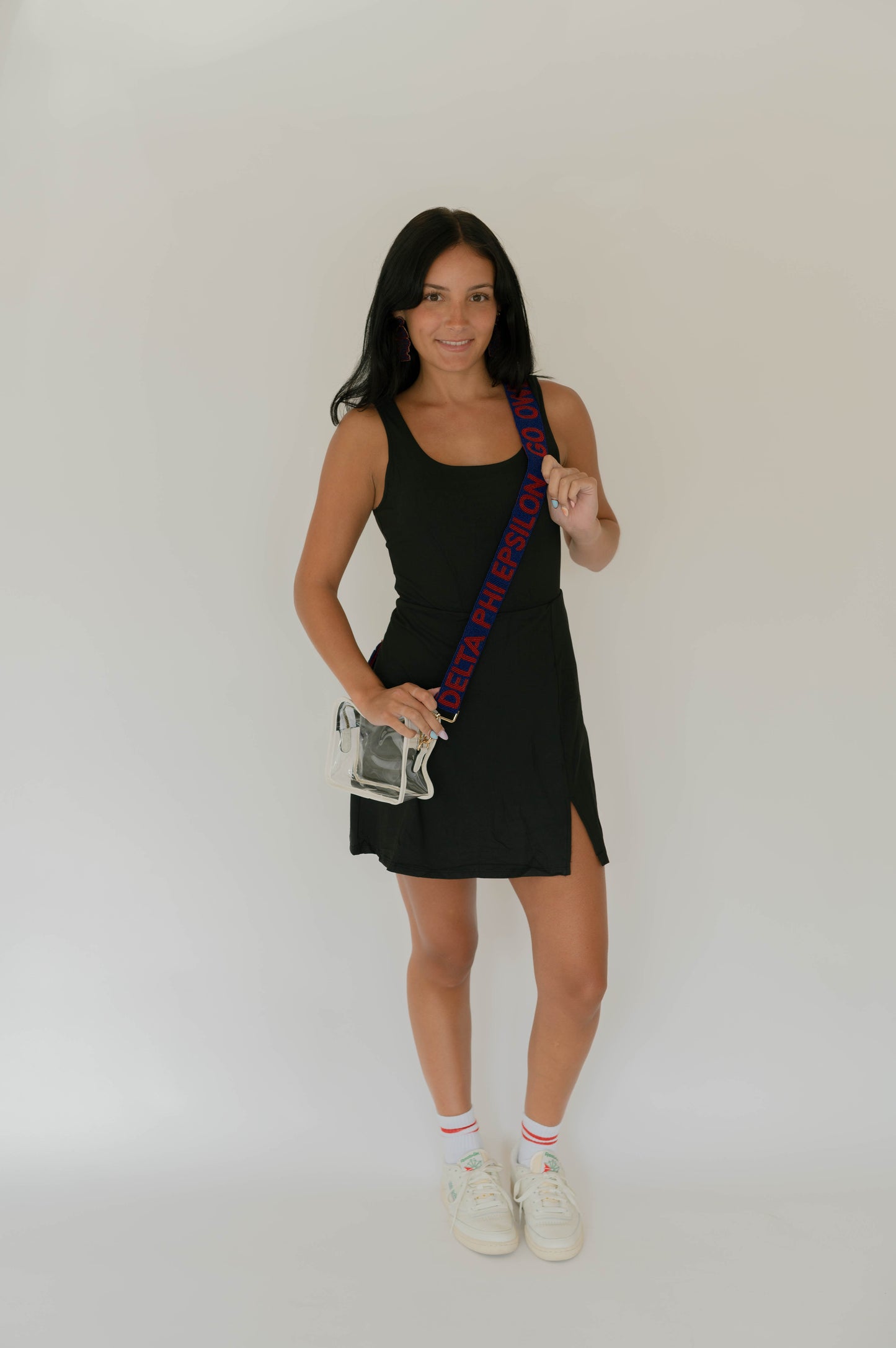 Beaded Purse Strap & Stadium Bag - FAU - Delta Phi Epsilon