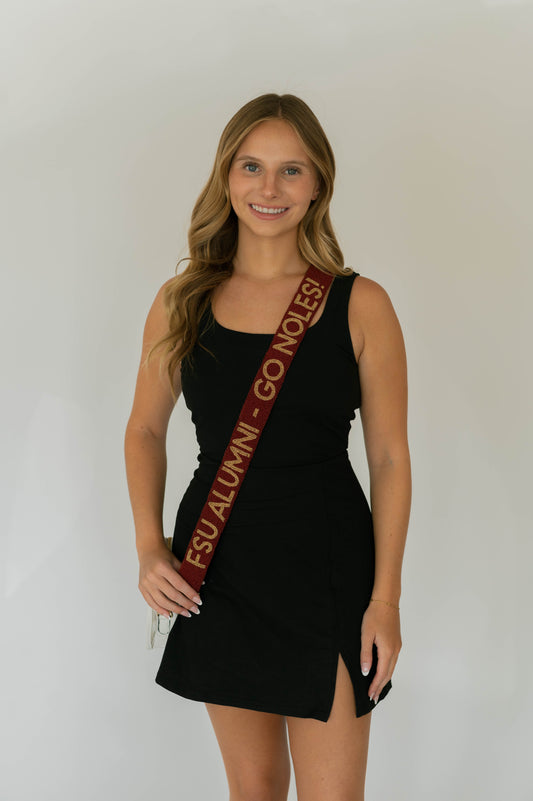 FSU Alumni Hand-Beaded Stadium Strap