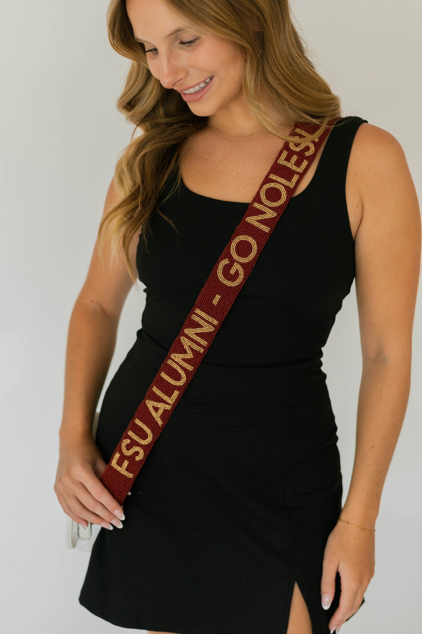 FSU Alumni Hand-Beaded Stadium Strap