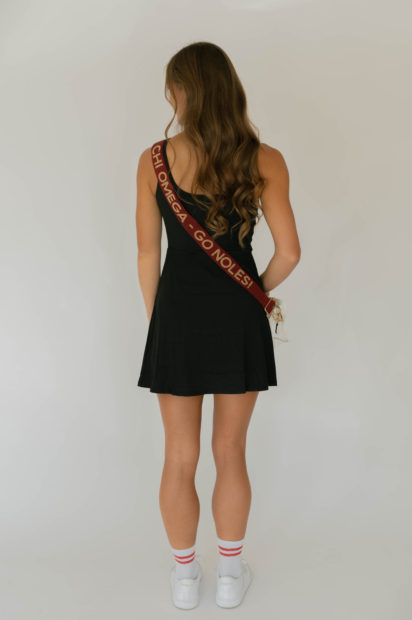Beaded Purse Strap & Clear Stadium Bag - FSU- Chi Omega