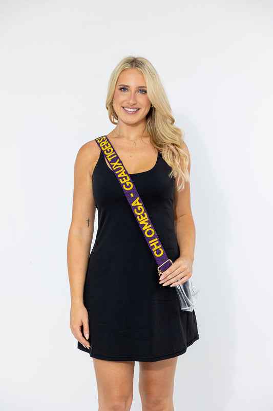 LSU-Chi Omega-Purse Strap