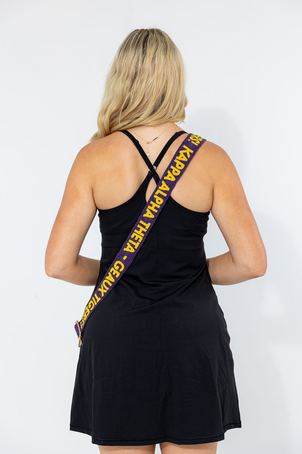 LSU-Kappa Alpha Theta - Purse Strap - Back