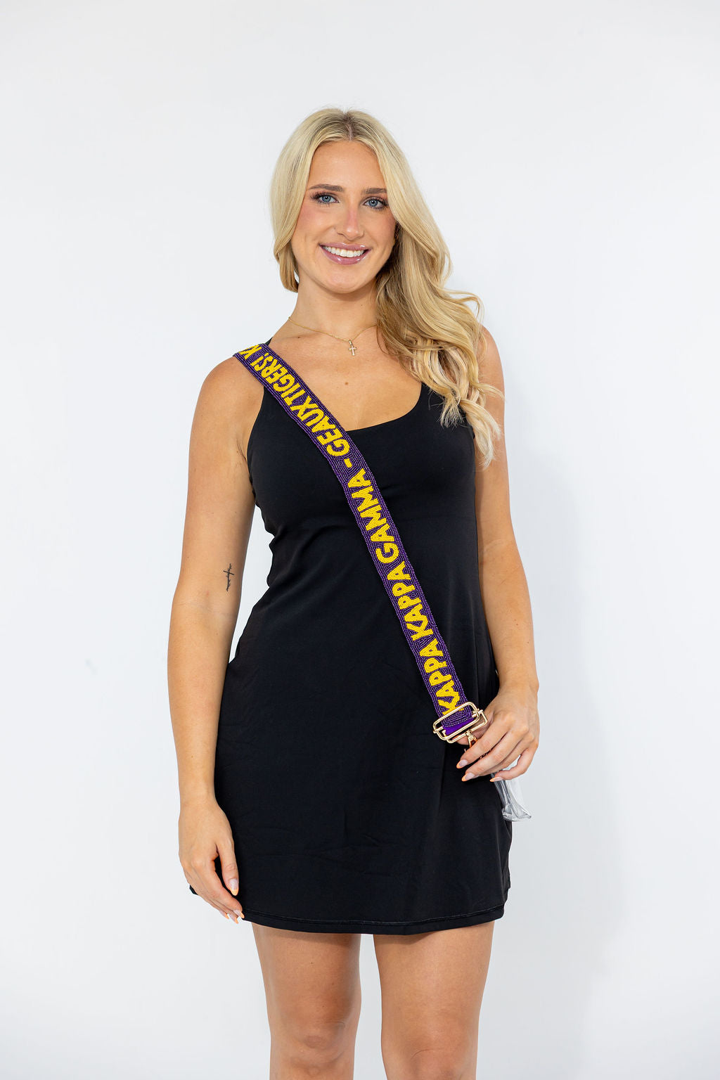 LSU-Kappa Kappa Gamma-Purse Strap-2