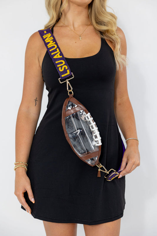 LSU- Geaux Tigers- Alumni - Purse Strap
