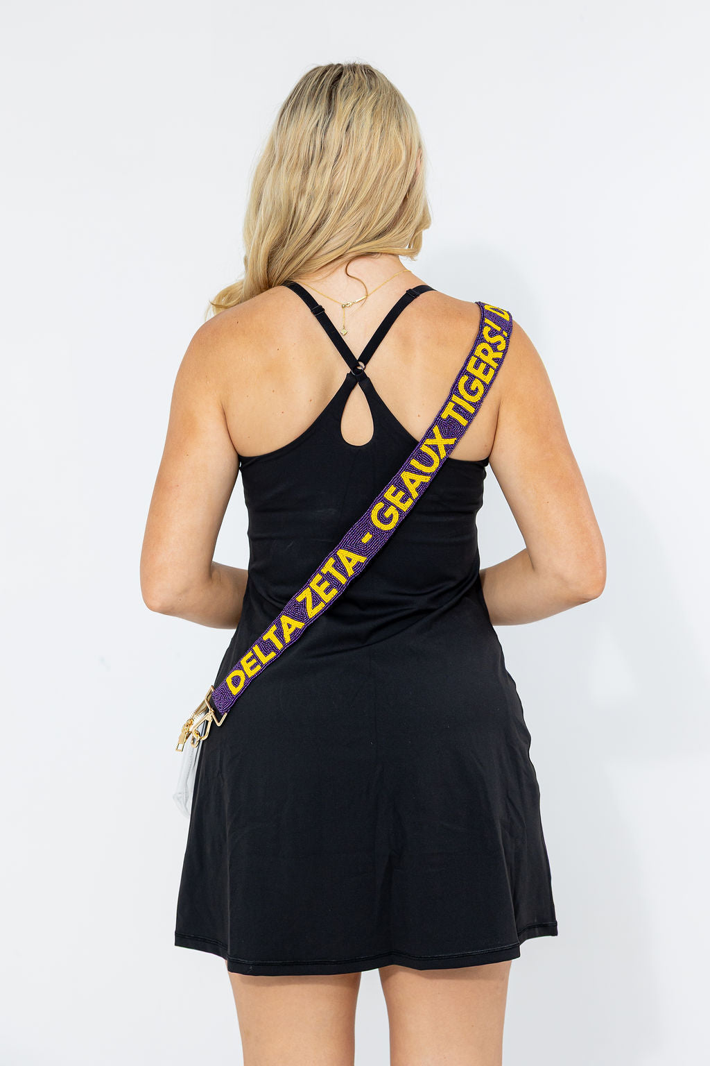 LSU - Delta Zeta - Purse-Strap-Back