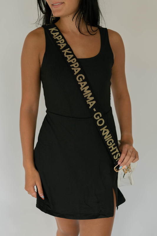 UCF - Kappa Kappa Gamma - Beaded Purse Strap