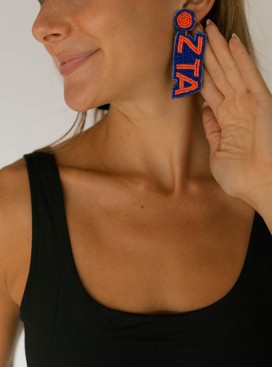 UF-Zeta Tau Alpha- Earrings
