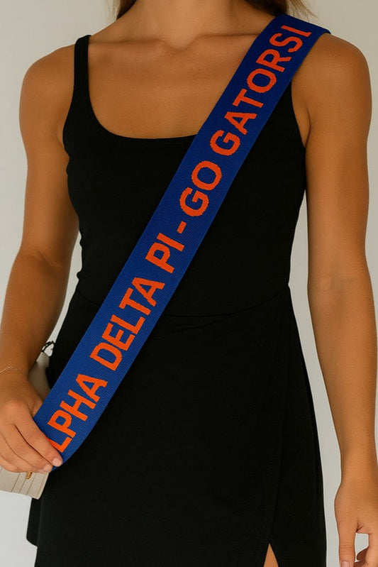 UF-Alpha Delta Pi -Beaded Purse Strap