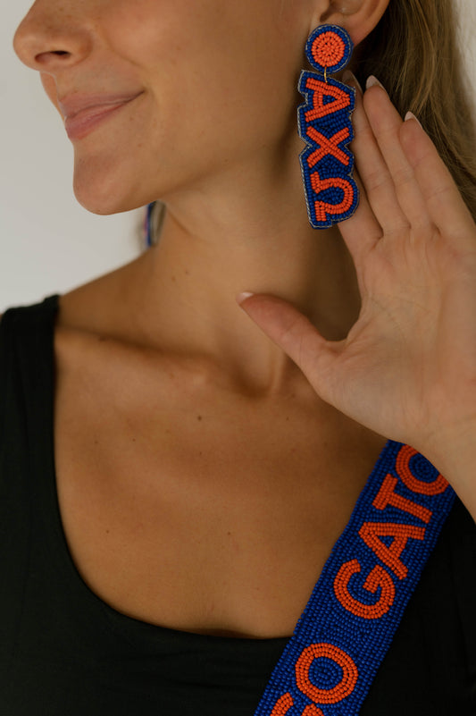 UF Alpha Chi Omega Earrings