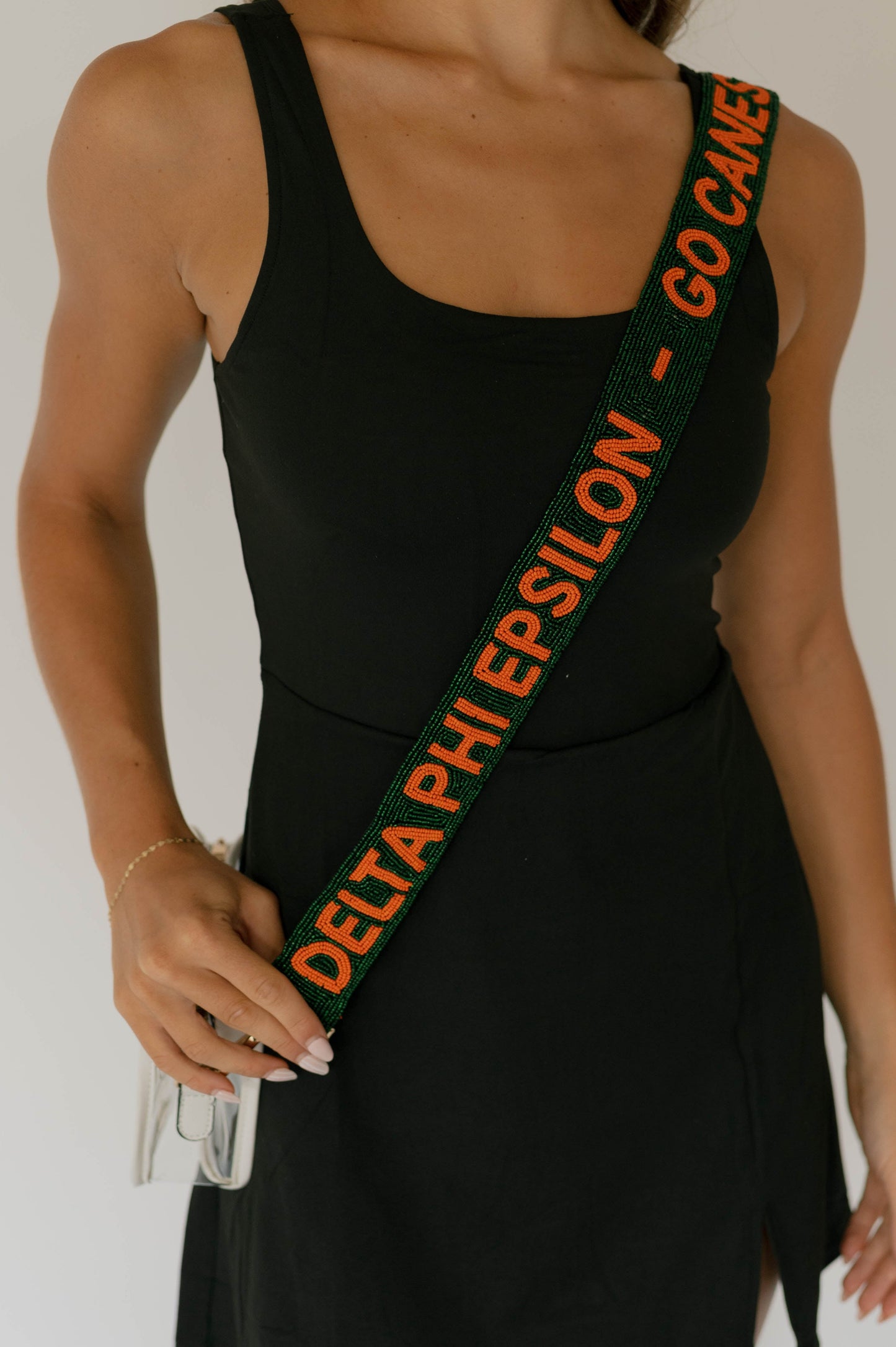 UM-Delta Phi Epsilon-Purse Strap