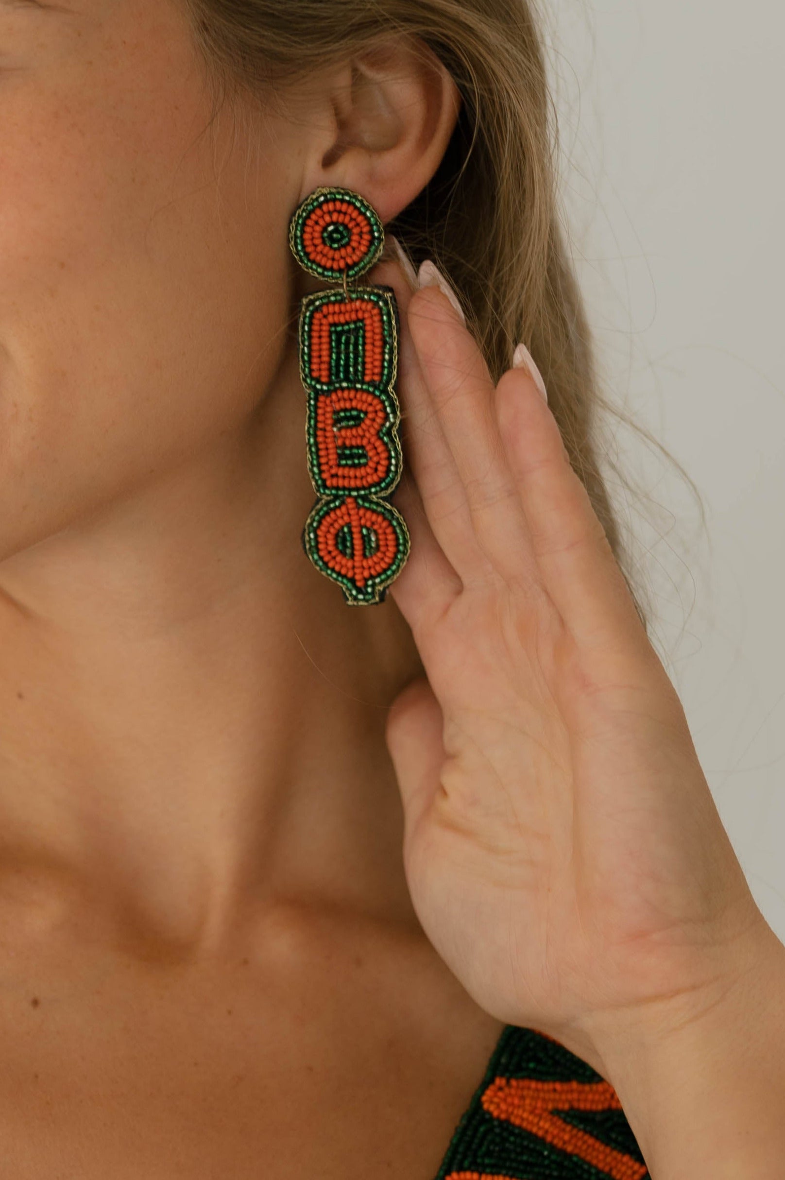 UM-Pi Beta Phi- Earrings
