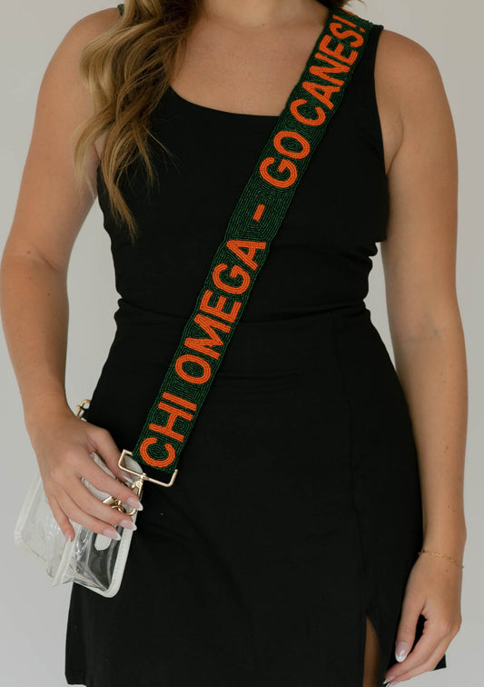 UM-Chi Omega-Purse Strap